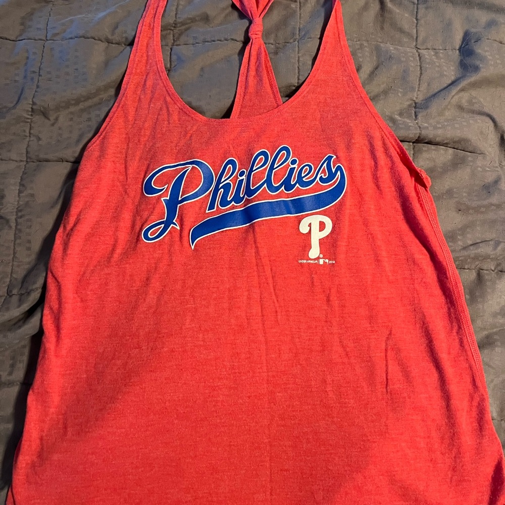 Under Armour Red Phillies Tank Top